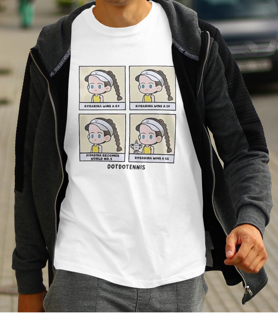 Rybarina Wins A R1 SF GS And Becomes World No 1 Ootdotennis T-Shirt