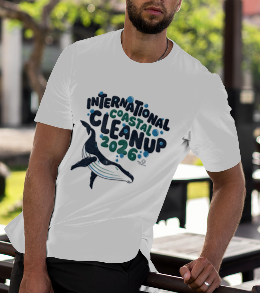 International Coastal Cleanup 2026 Humpback Whale T-Shirt