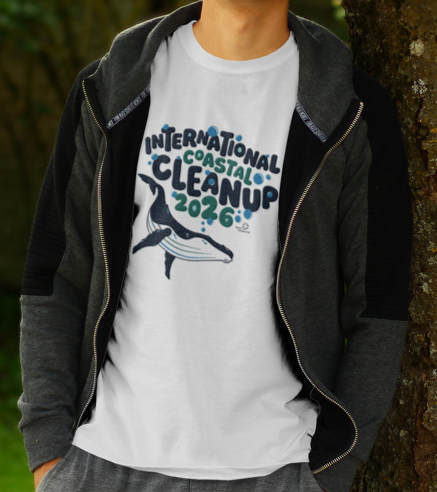 International Coastal Cleanup 2026 Humpback Whale T-Shirt