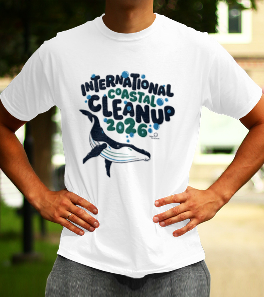 International Coastal Cleanup 2026 Humpback Whale T-Shirt