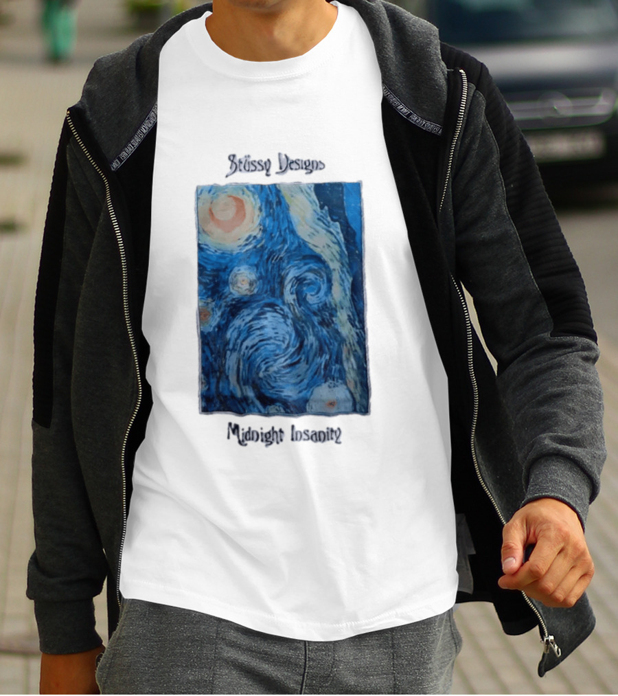 Stüssy Midnight Insanity The Starry Night T-Shirt