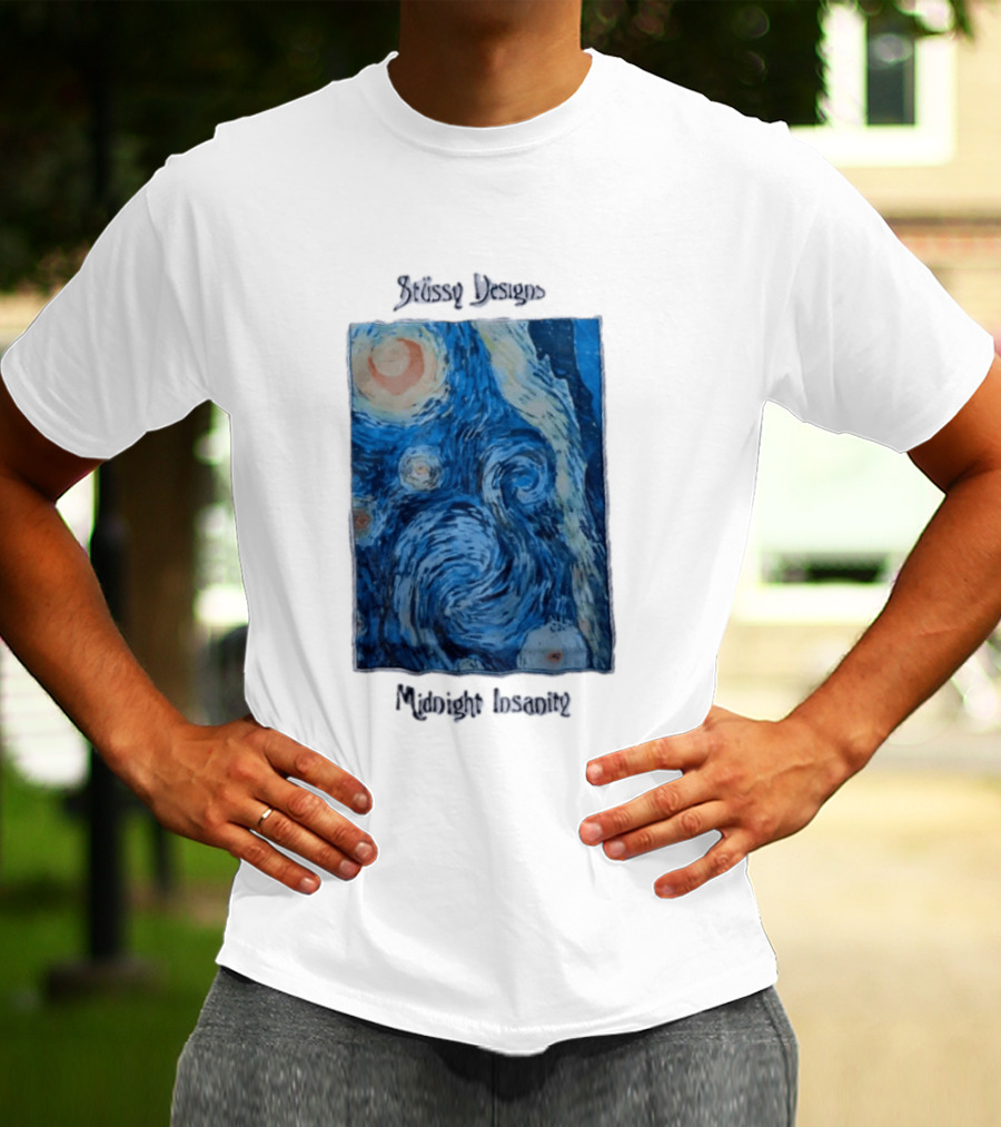 Stüssy Midnight Insanity The Starry Night T-Shirt