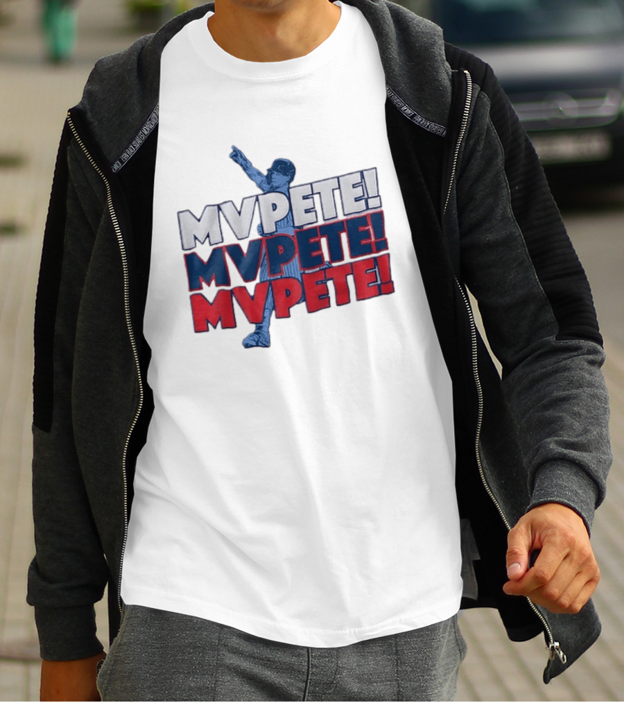 Pete Crow Armstrong Chicago Cubs MVPete Chant Celebration T-Shirt