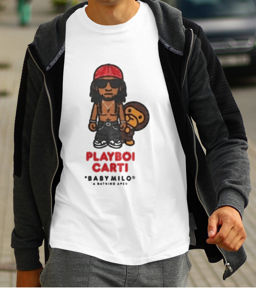 Playboi Carti Baby Milo A Bathing Ape Collaboration T-Shirt