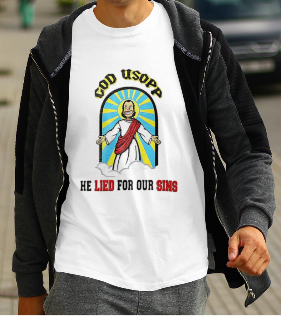 God Usopp He Lied For Our Sins One Piece Anime T-Shirt