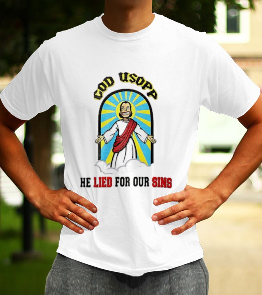 God Usopp He Lied For Our Sins One Piece Anime T-Shirt