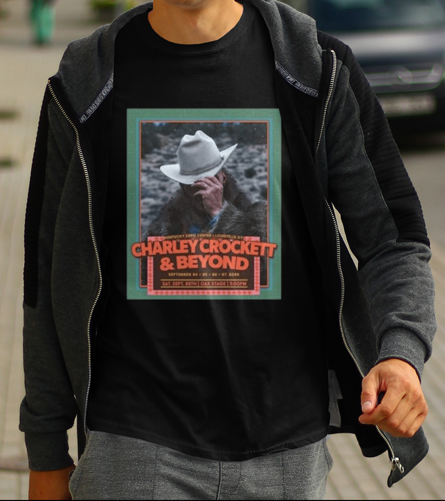 Charley Crockett & Beyond Kentucky Expo Center Louisville KY September 24 27 2026 Oak Stage Event T-Shirt