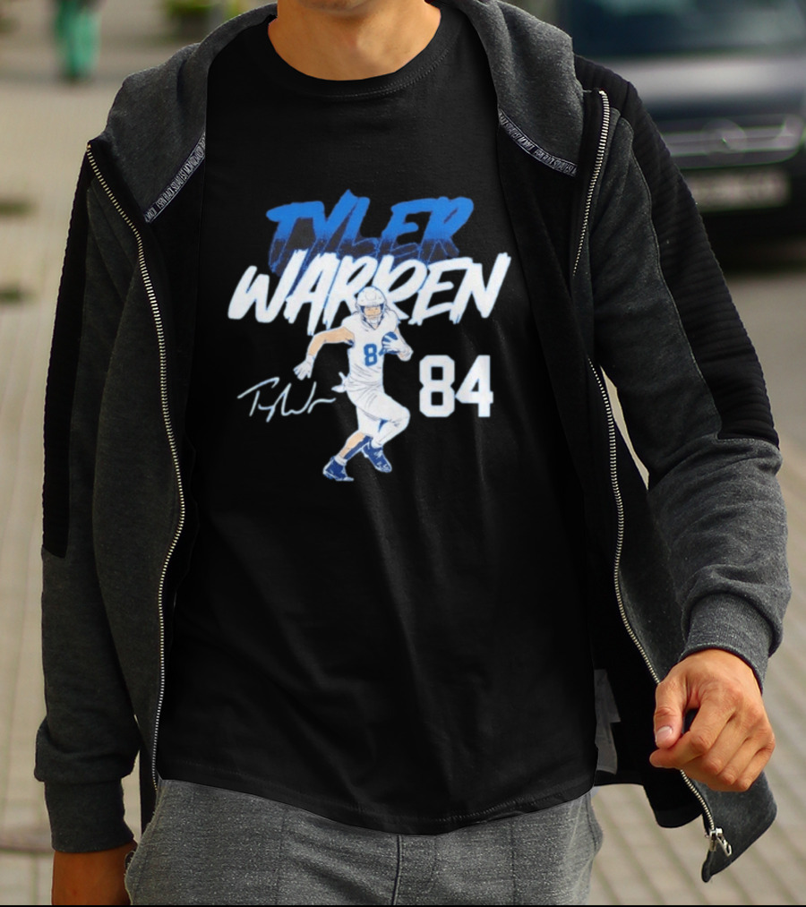 Tyler Warren 84 Indianapolis Colts Pose T-Shirt