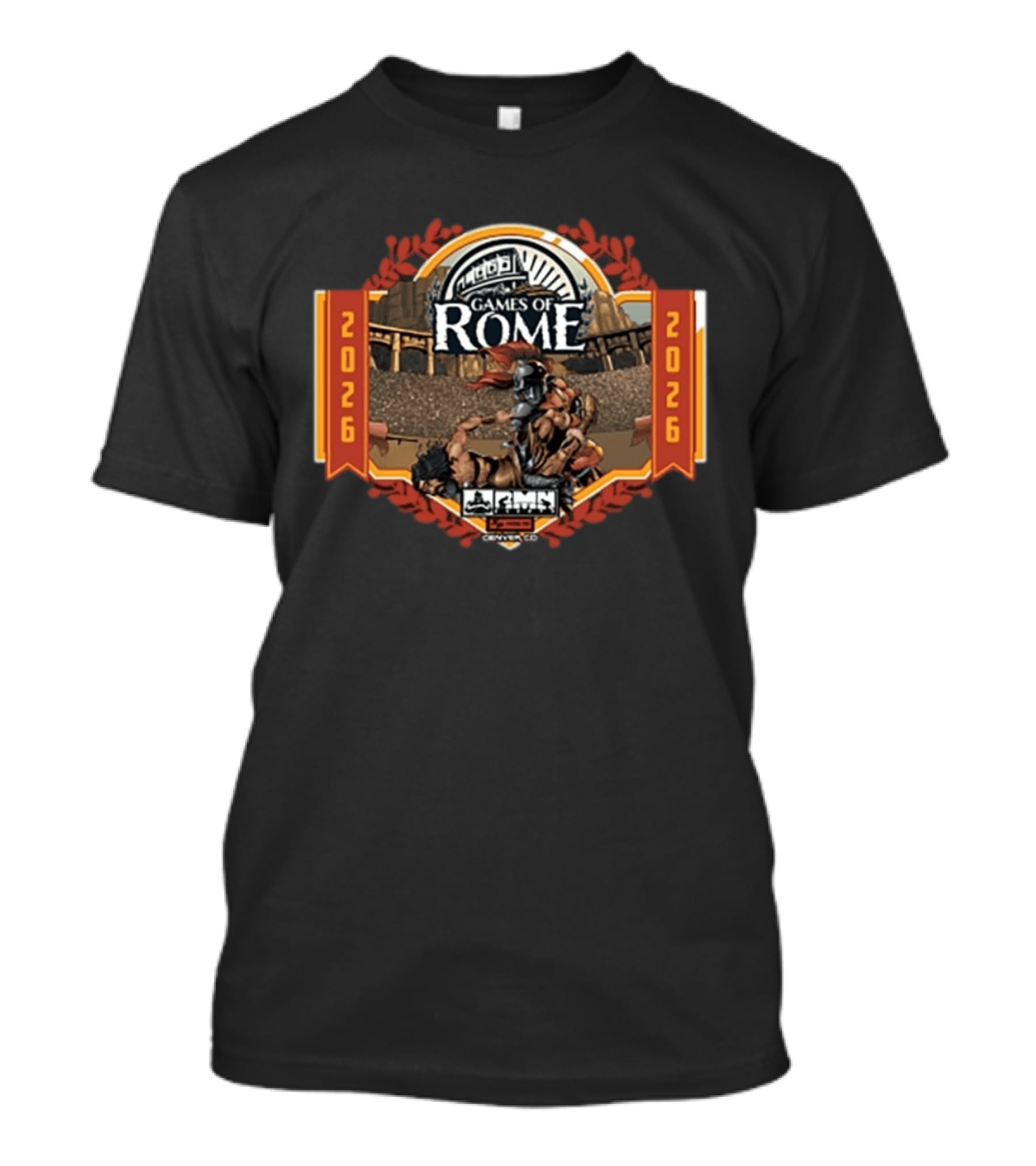 RMN Events Games Of Rome 2026 Gladiator Arena T-Shirt