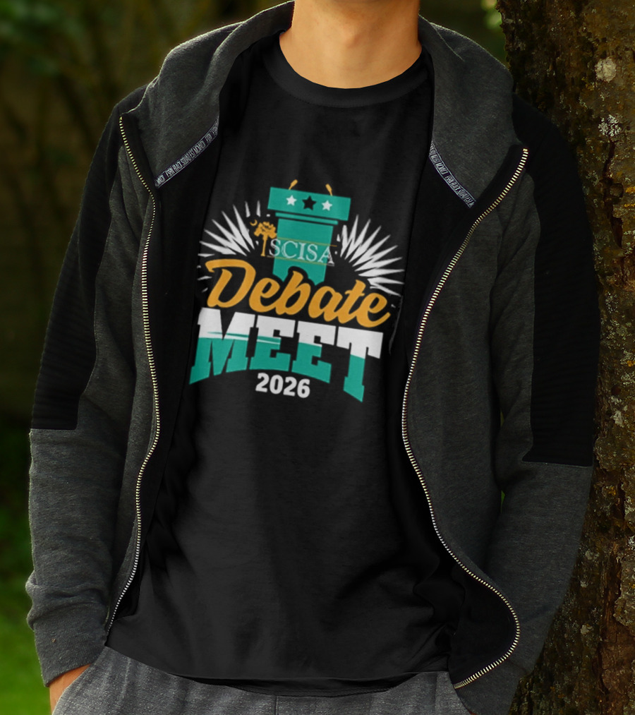 SCISA Debate Meet 2026 Podium Stars Event T-Shirt