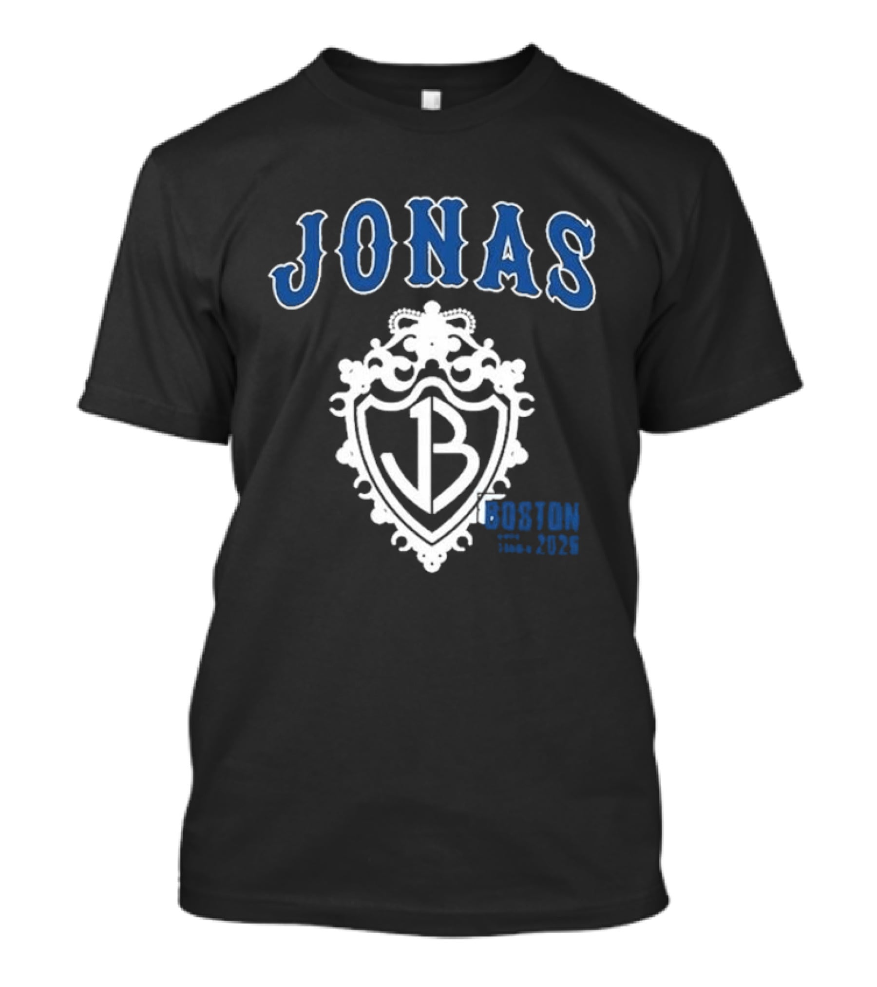 Jonas Brothers The Burning Up Tour All Over Again Boston MA Sep 25 2026 T-Shirt