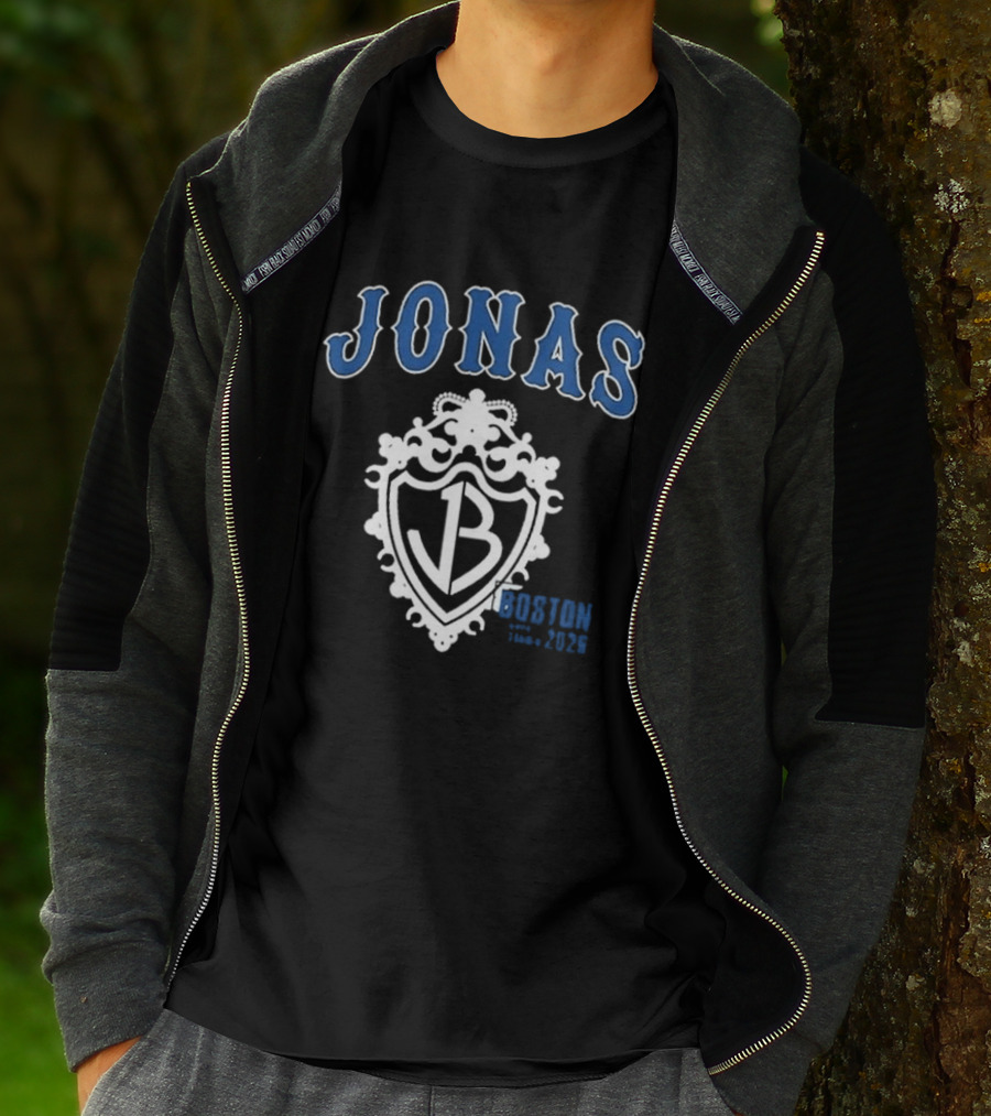 Jonas Brothers The Burning Up Tour All Over Again Boston MA Sep 25 2026 T-Shirt