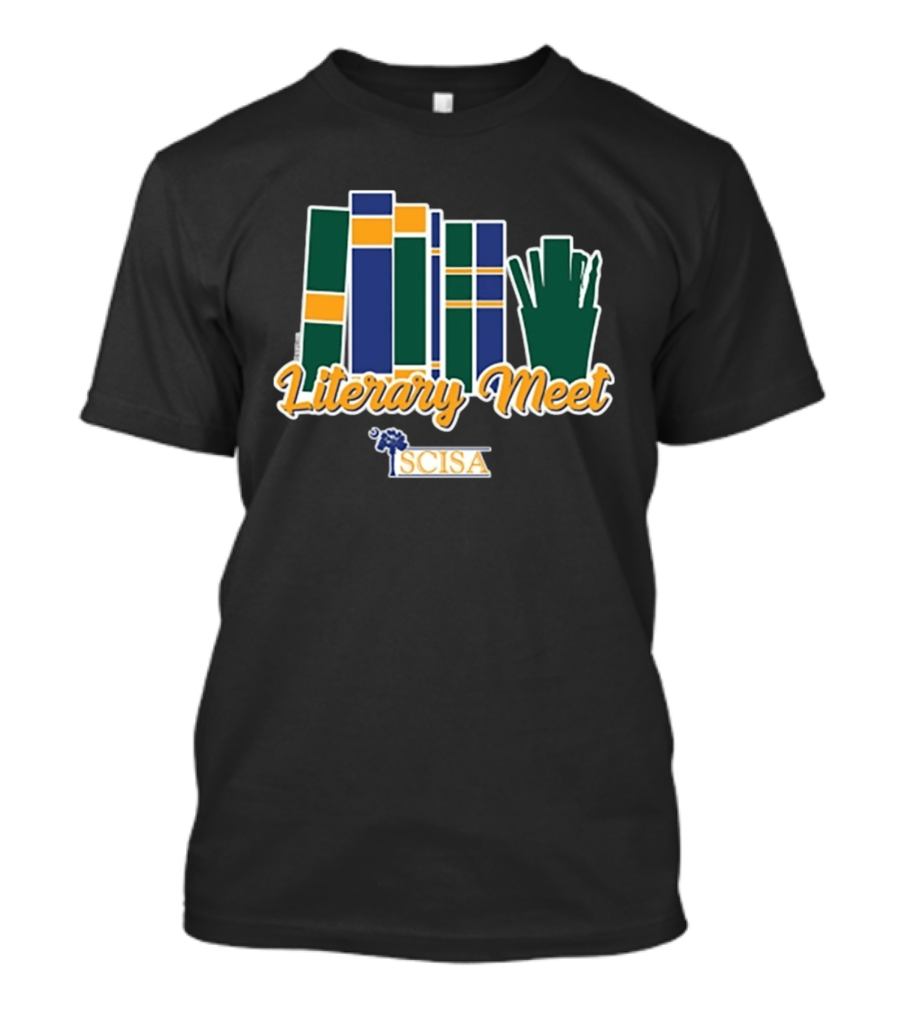 SCISA Literary Meet 2026 Books And Pens T-Shirt