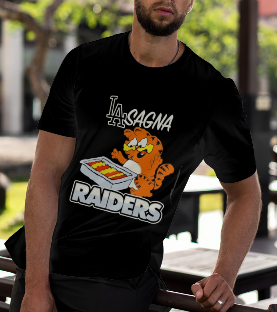 LA Lasagna Cat Raiders T-Shirt