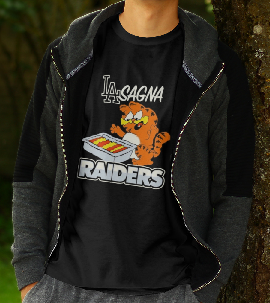 LA Lasagna Cat Raiders T-Shirt