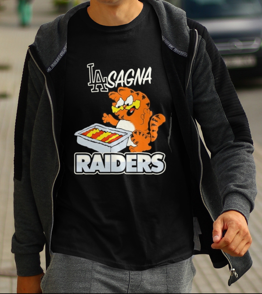 LA Lasagna Cat Raiders T-Shirt