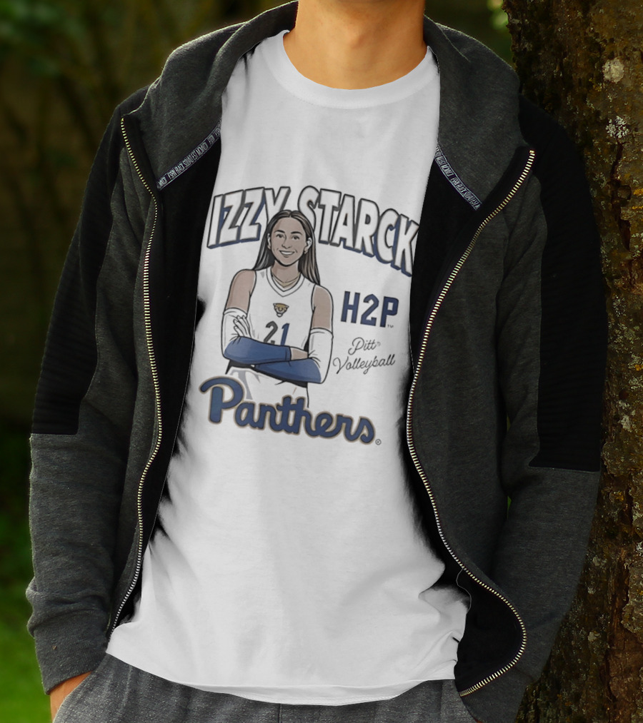Izzy Starck Panthers 21 Pitt Volleyball H2P T-Shirt