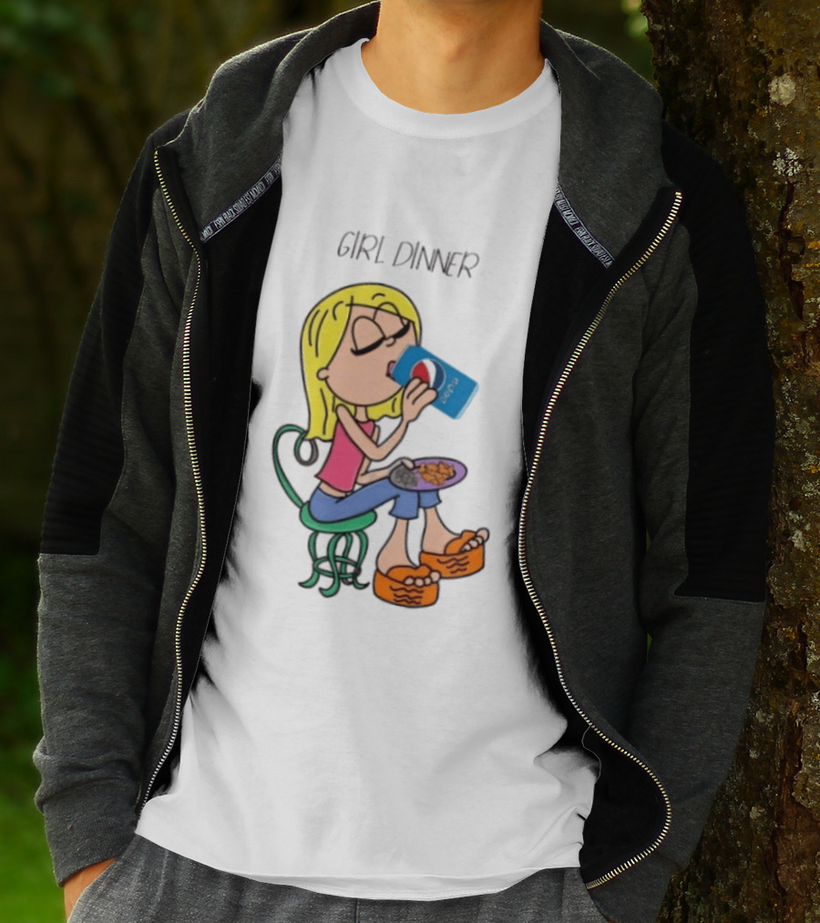 Lizzie McGuire Y2K Girl Dinner Pepsi Retro Fashion T-Shirt