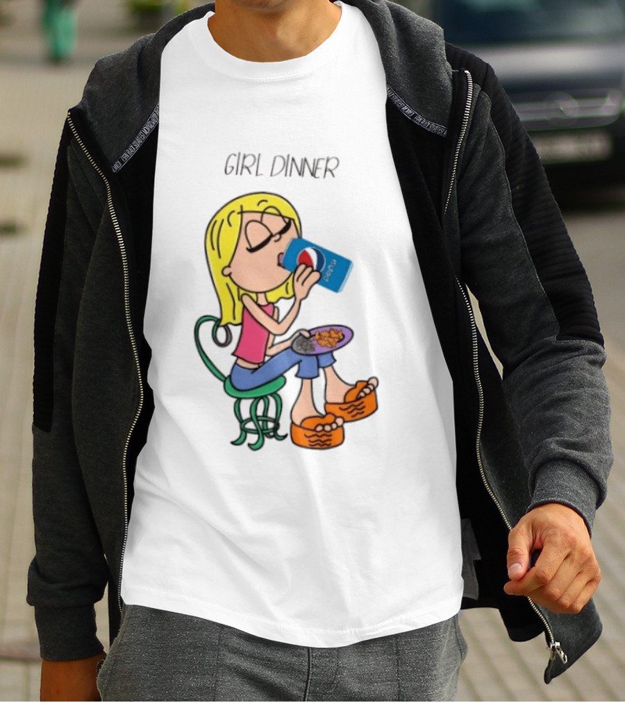Lizzie McGuire Y2K Girl Dinner Pepsi Retro Fashion T-Shirt