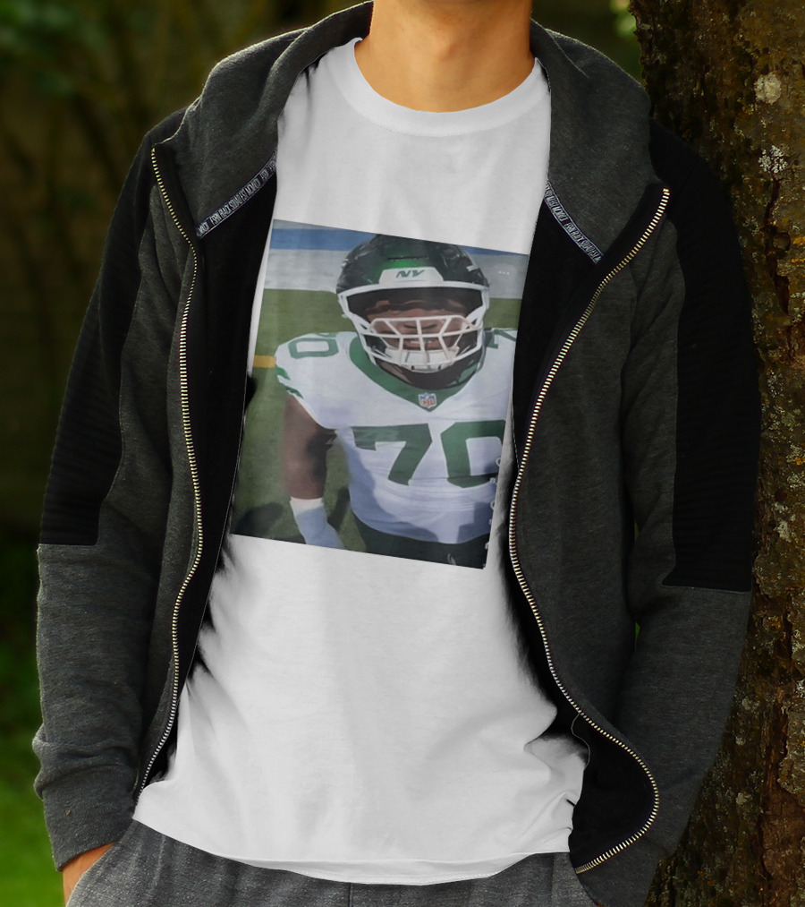 New York Jets Number 70 Football Player NFL Jersey T-Shirt