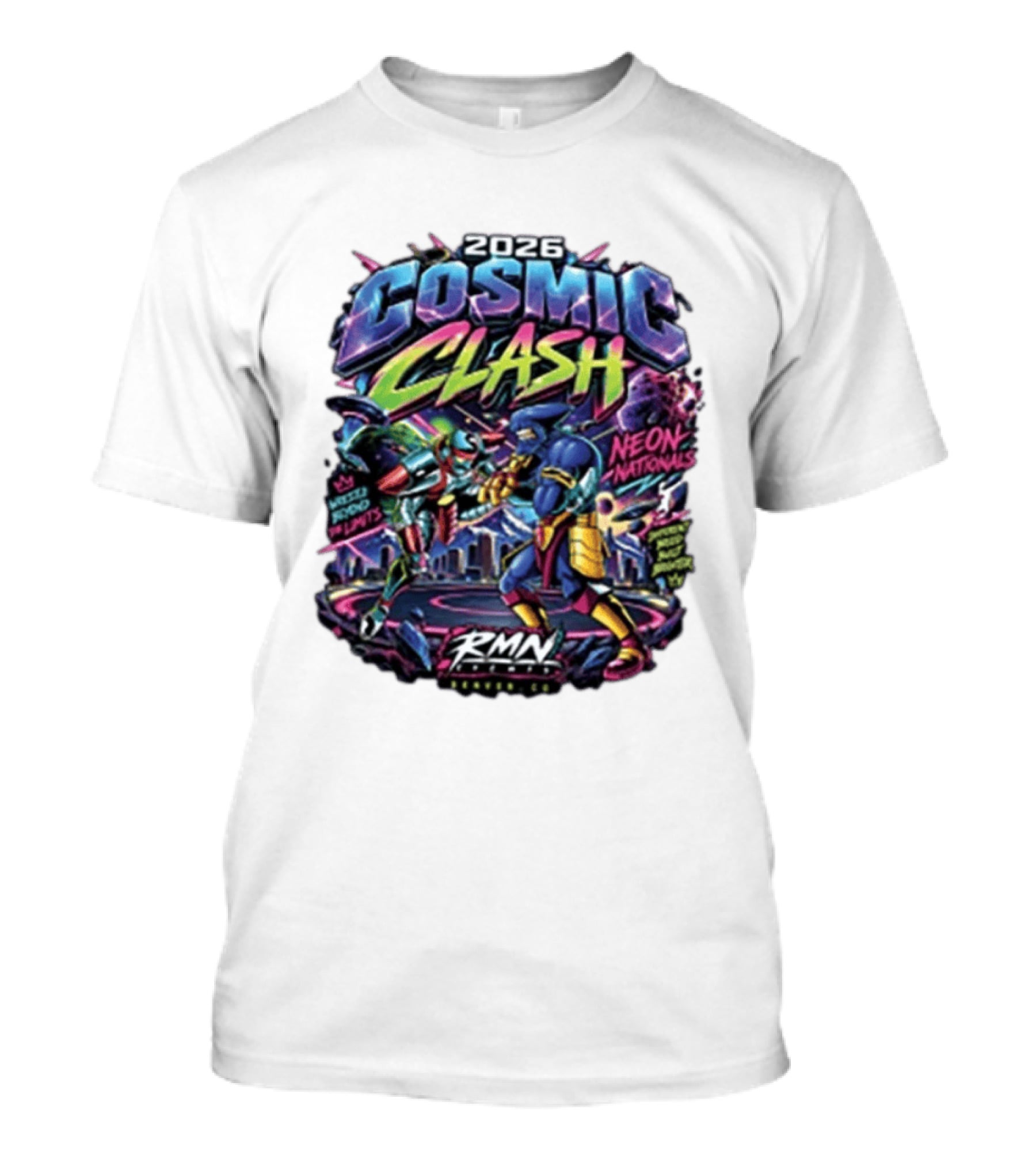 2026 Cosmic Clash Neon Nationals RMN Events T-Shirt