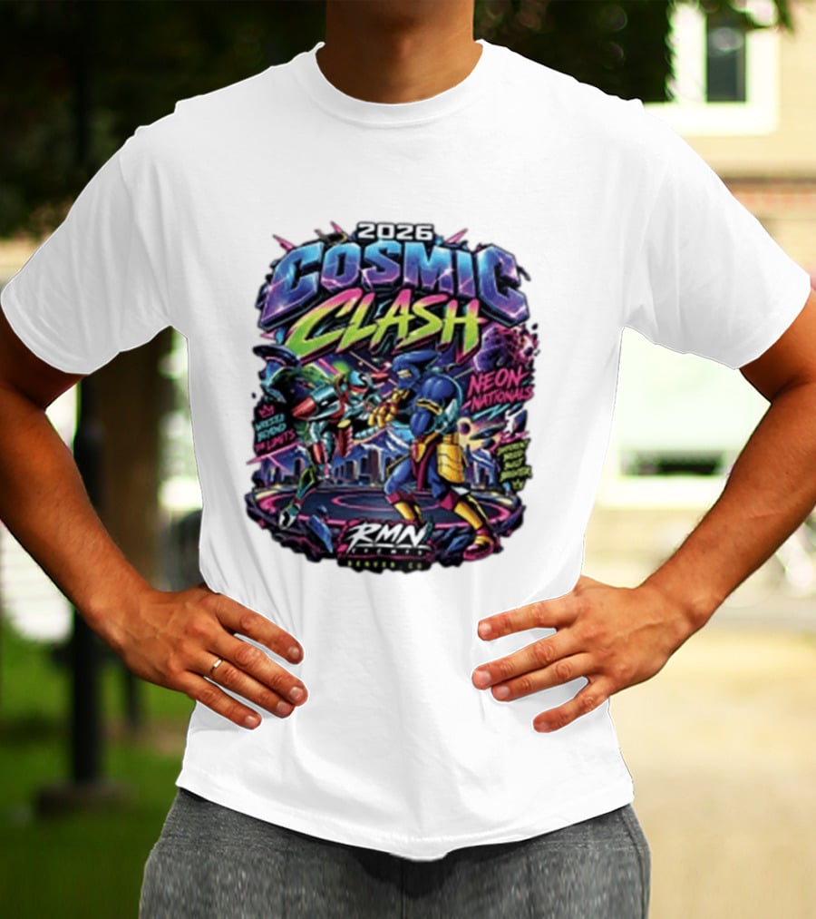 2026 Cosmic Clash Neon Nationals RMN Events T-Shirt