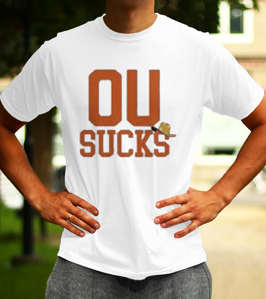 OU Sucks Texas Longhorn Rivalry T-Shirt