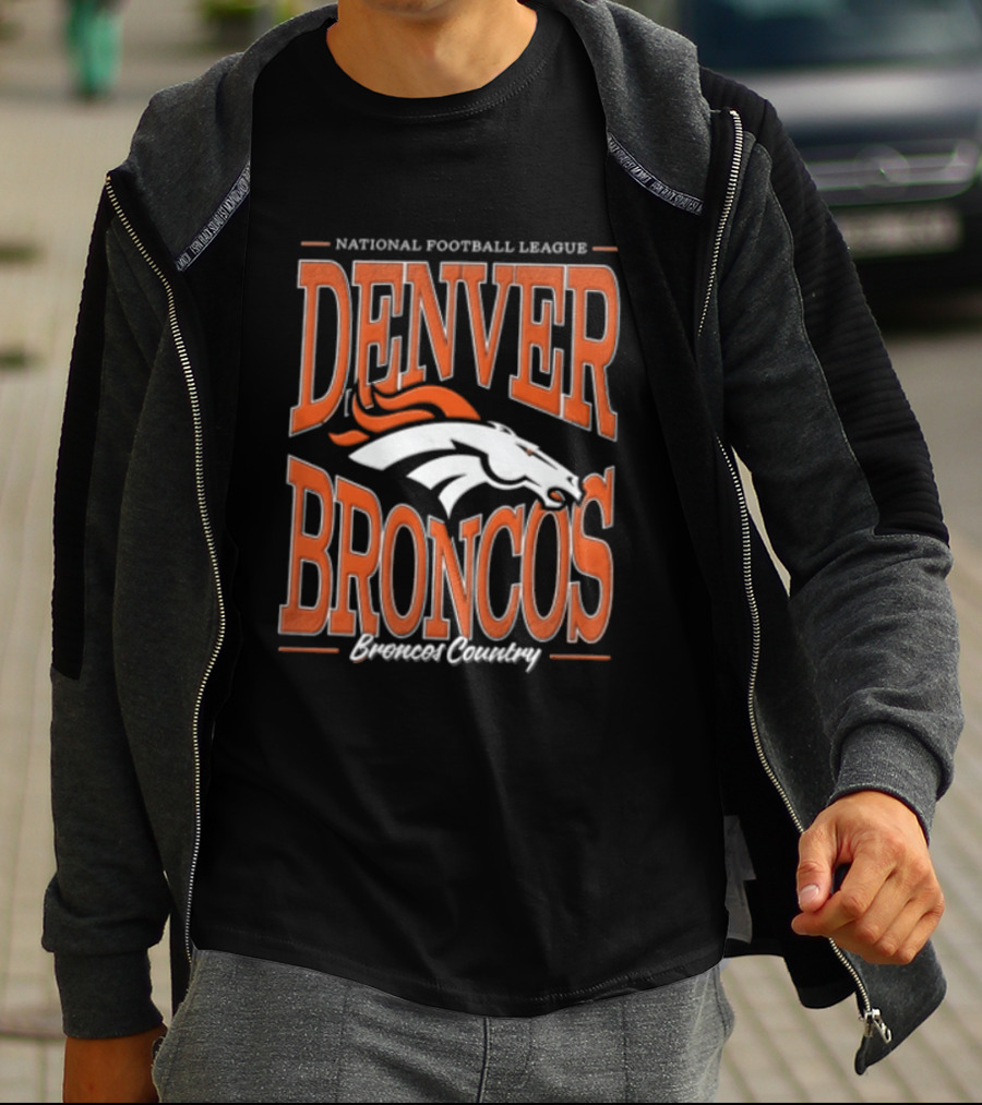 National Football League Denver Broncos Country Horse Head T-Shirt