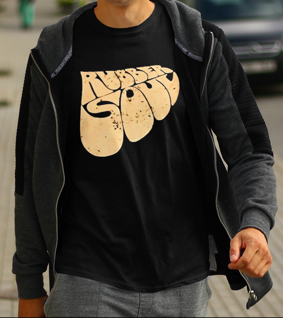 Distressed Rubber Soul Vintage Classic Rock T-Shirt