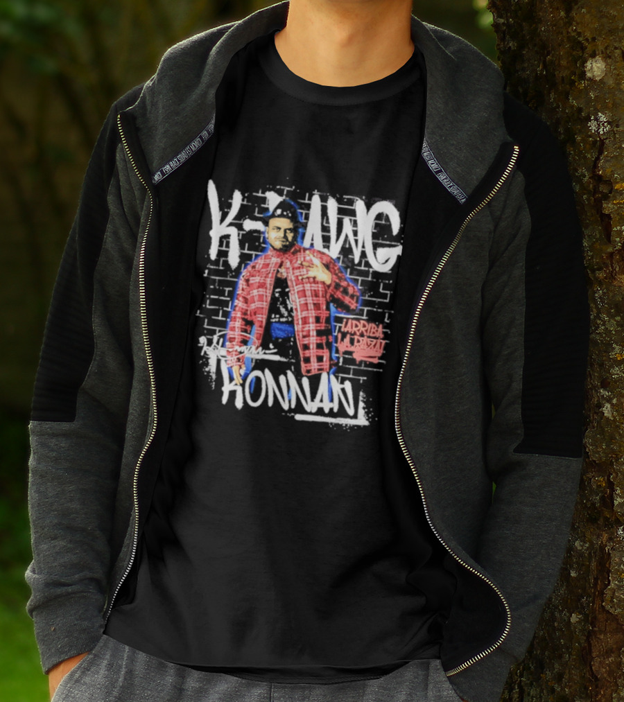 K Dawg Konnan Arriba La Raza Plaid T-Shirt