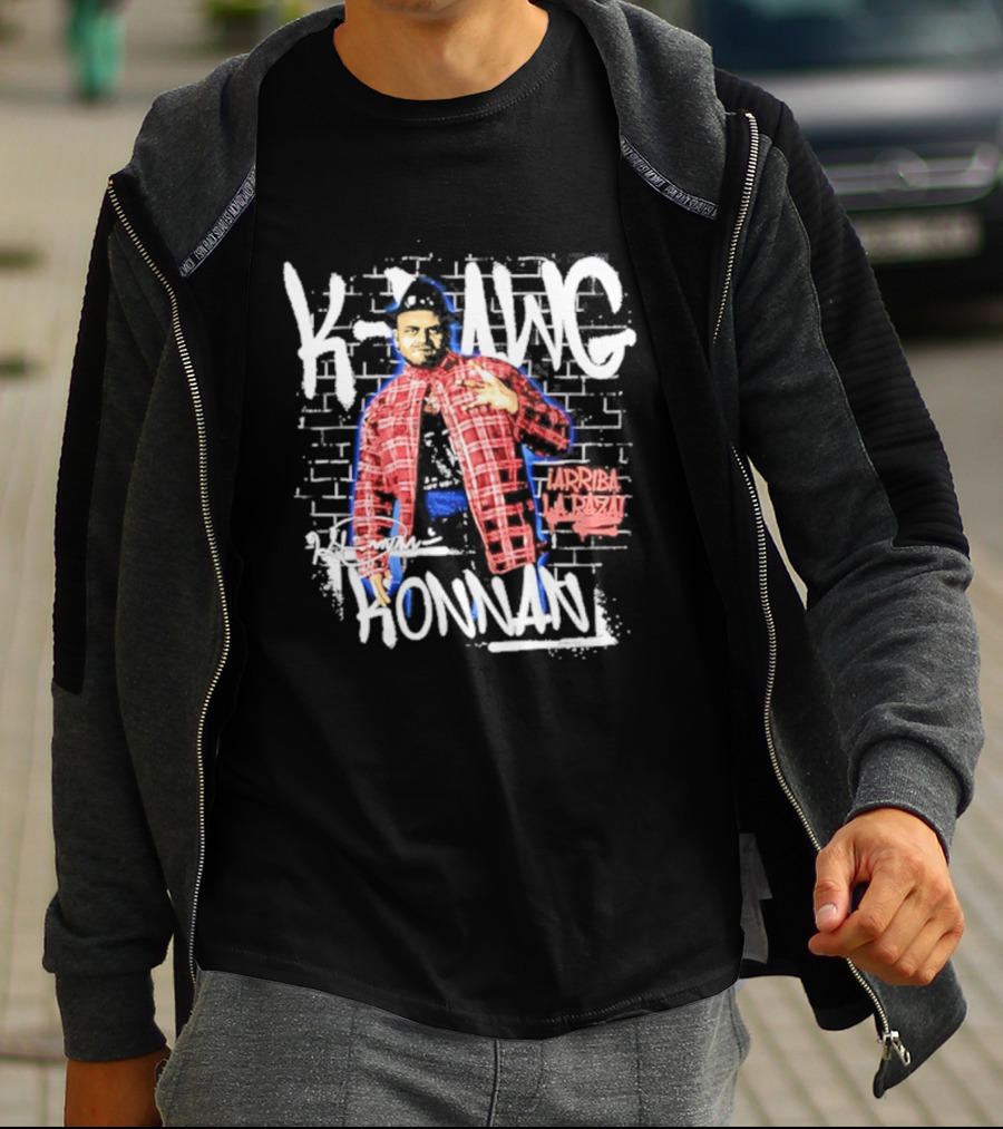 K Dawg Konnan Arriba La Raza Plaid T-Shirt