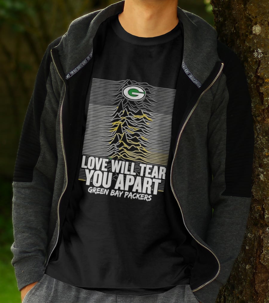 Green Bay Packers Love Will Tear You Apart T-Shirt