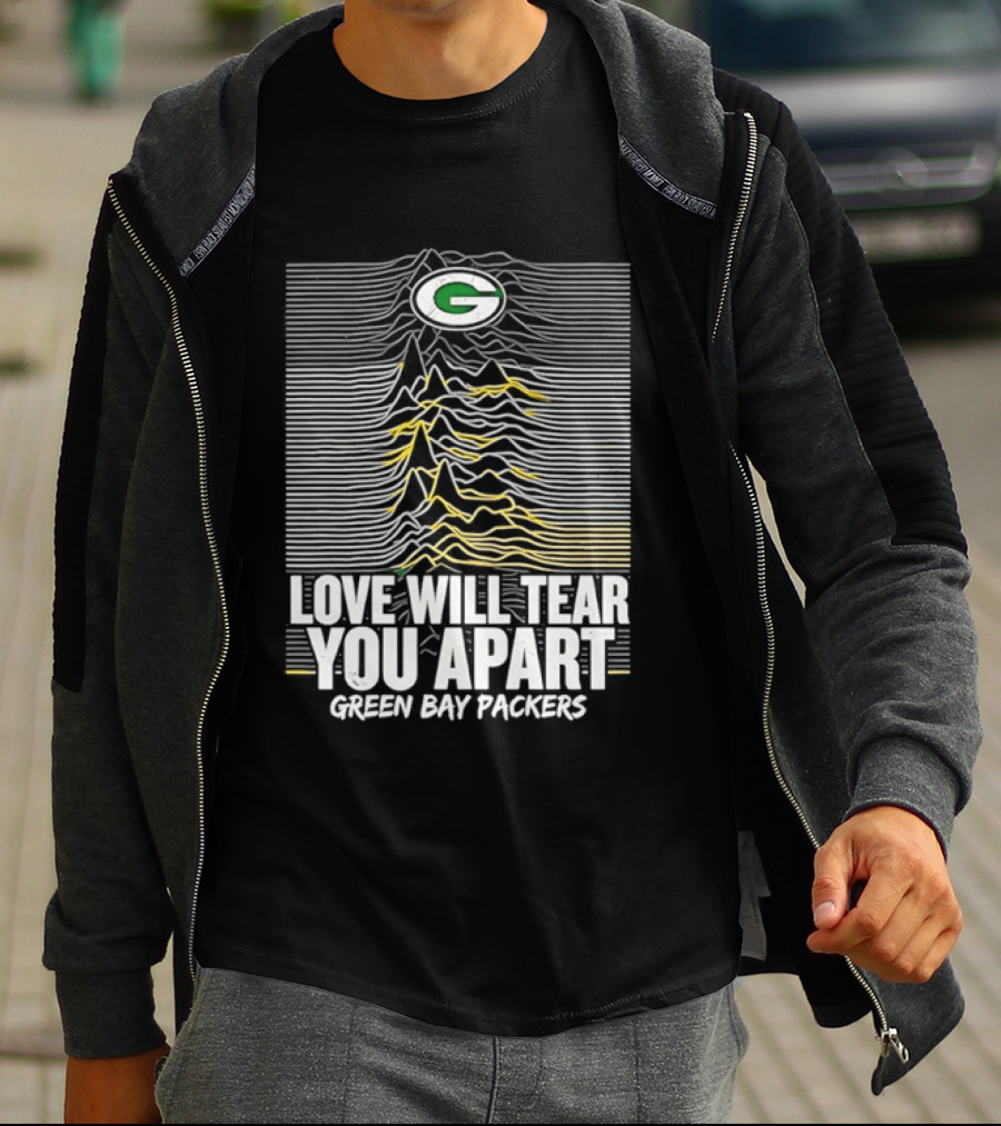 Green Bay Packers Love Will Tear You Apart T-Shirt