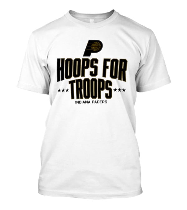 Indiana Pacers Hoops For Troops NBA 2025 T-Shirt