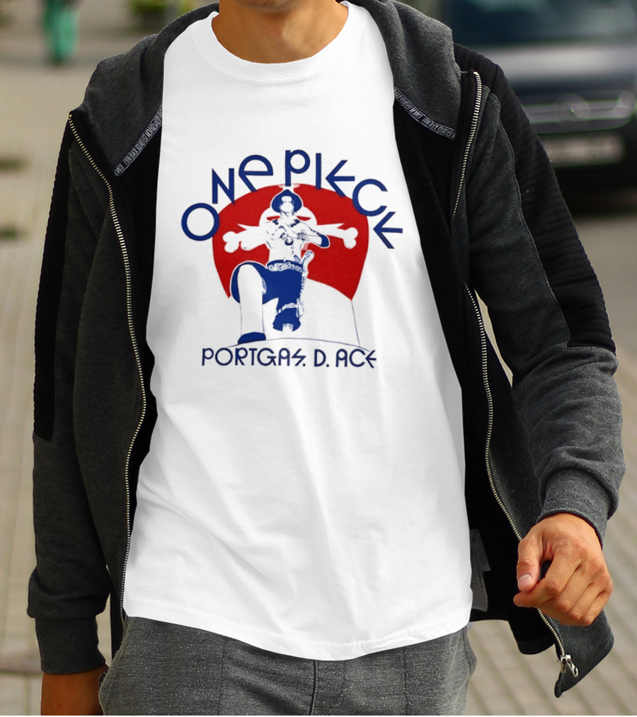 One Piece Portgas D Ace Manga Anime T-Shirt
