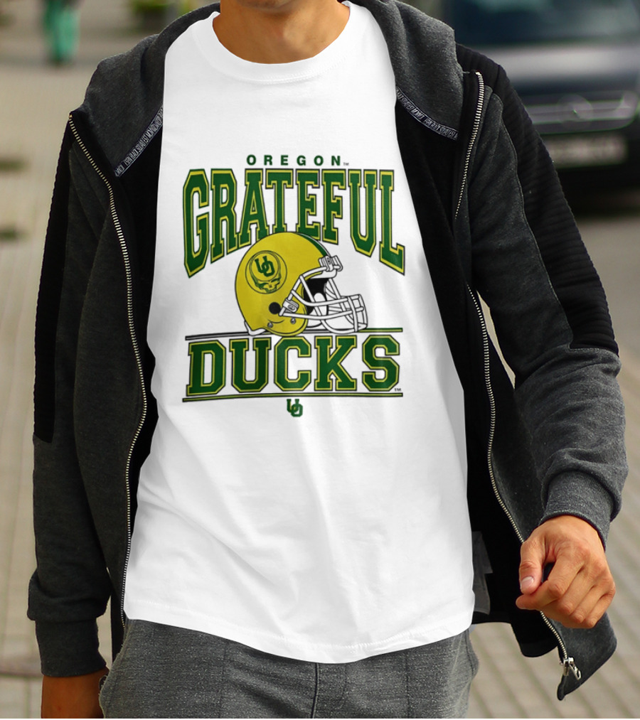 Oregon Grateful Ducks Helmet T-Shirt