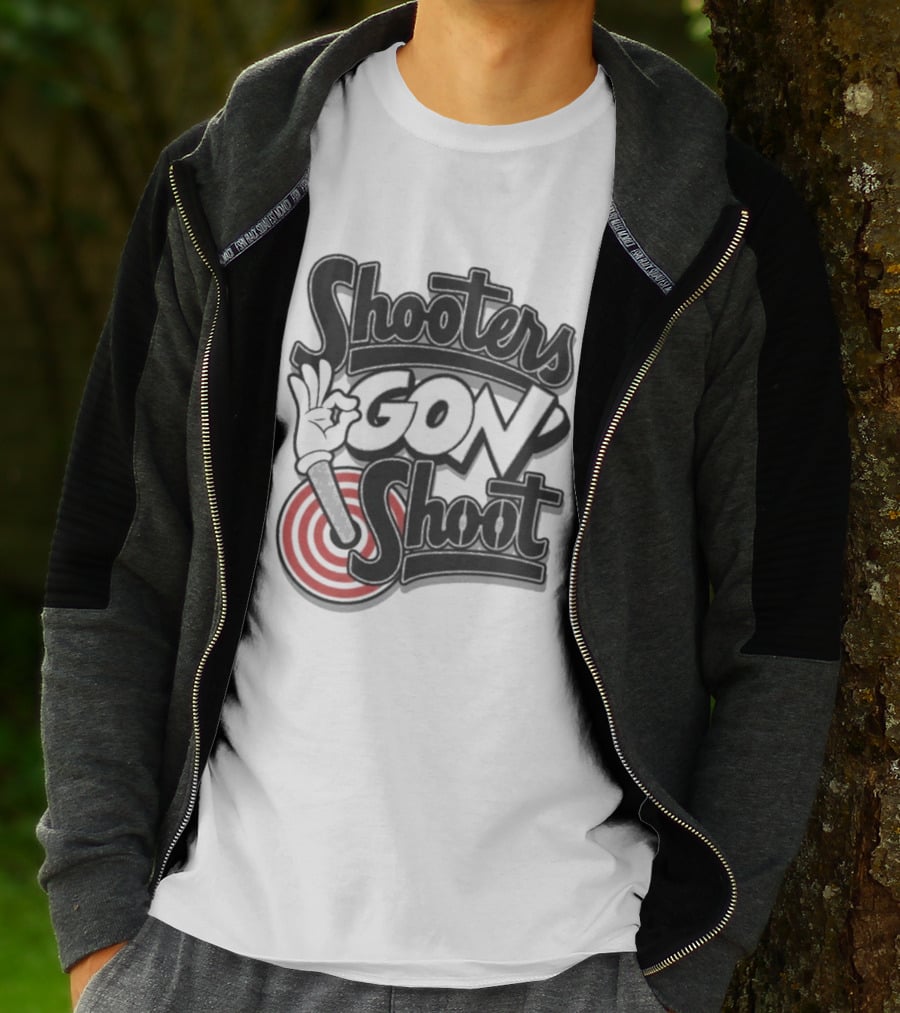 Shooters Gon Shoot Basketball Target Shooter Mentality T-Shirt