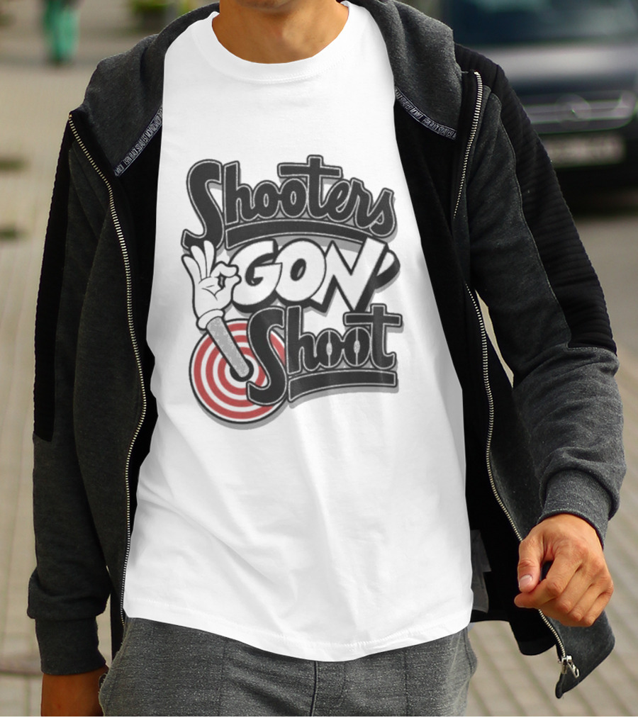 Shooters Gon Shoot Basketball Target Shooter Mentality T-Shirt