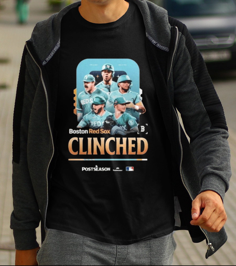 Boston Red Sox Clinched Postseason 2026 MLB T-Shirt