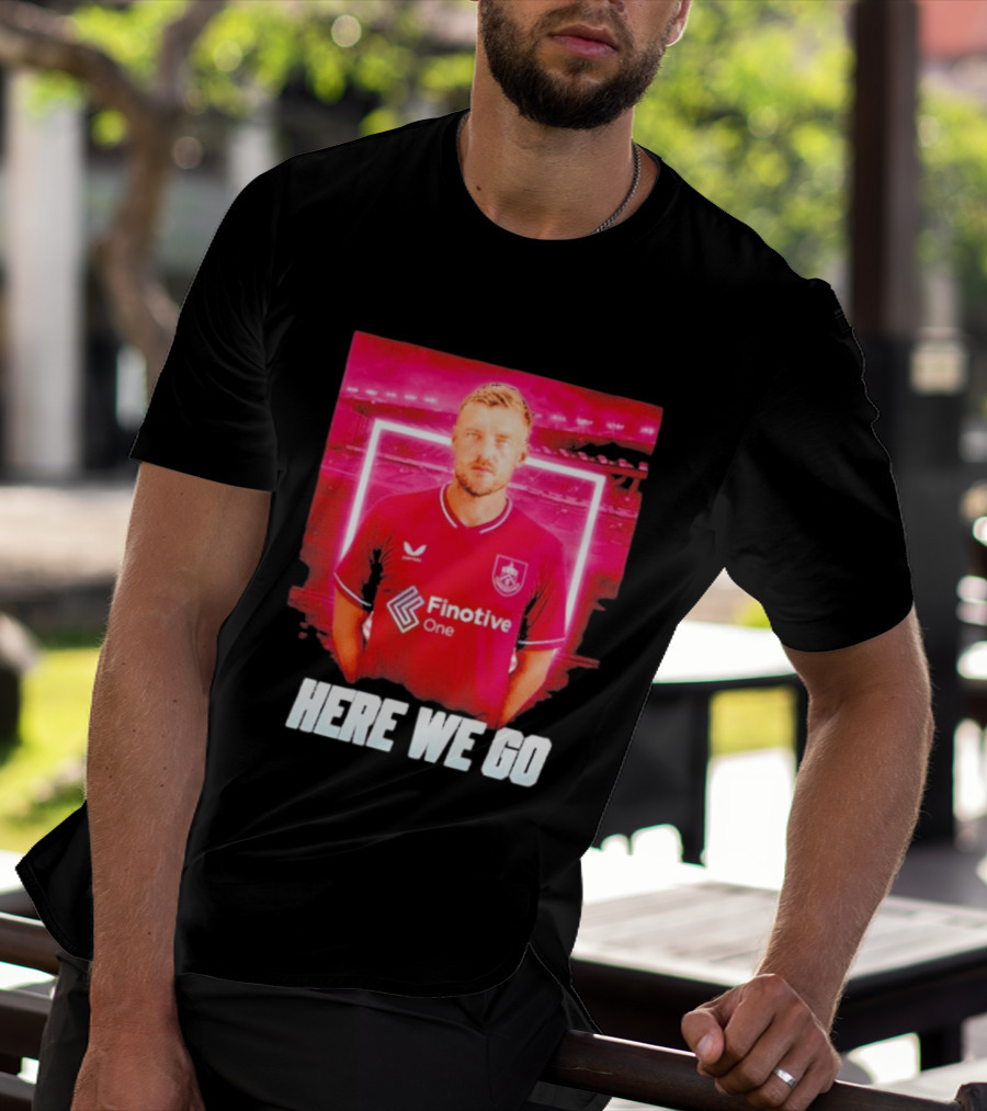 Jamie Vardy Here We Go Burnley Transfer News T-Shirt