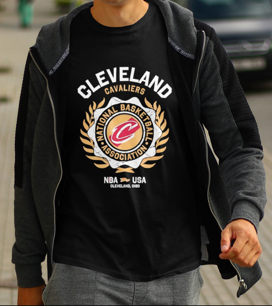 Cleveland Cavaliers National Basketball Association NBA USA Distressed T-Shirt