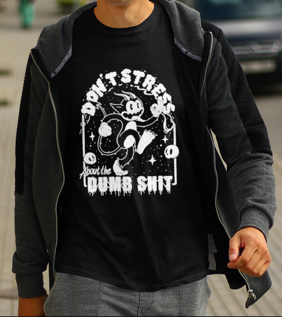 Don't Stress About The Dang Shit Felix The Cat T-Shirt