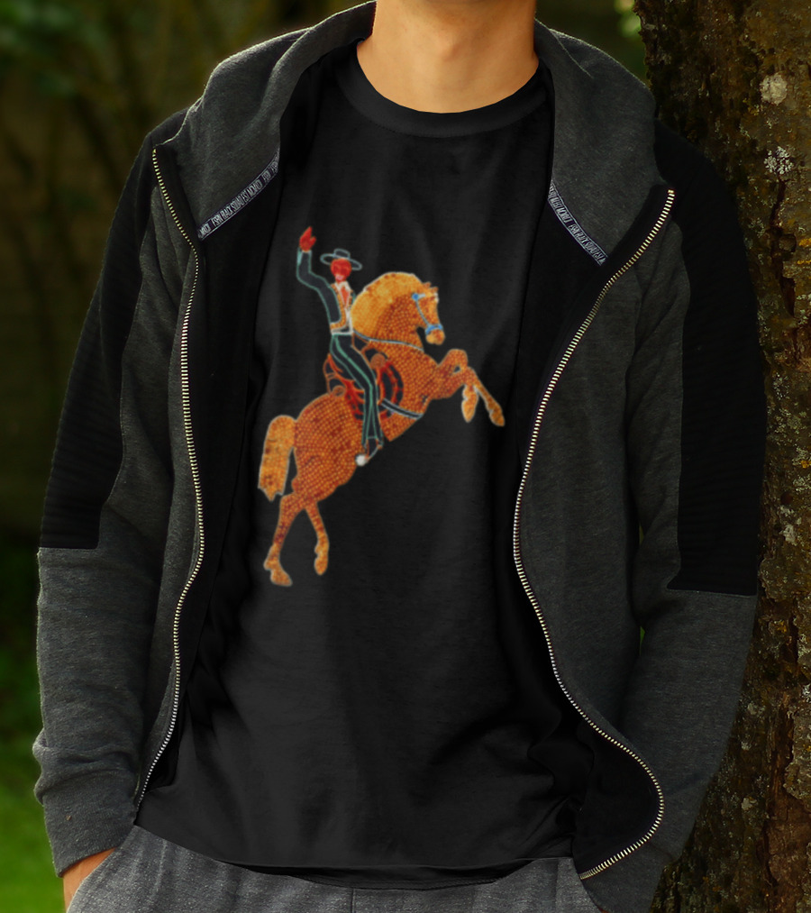 Las Vegas Cowboy Neon Sign T-Shirt