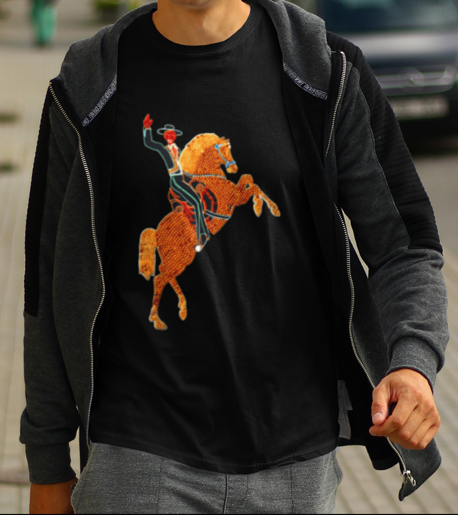 Las Vegas Cowboy Neon Sign T-Shirt