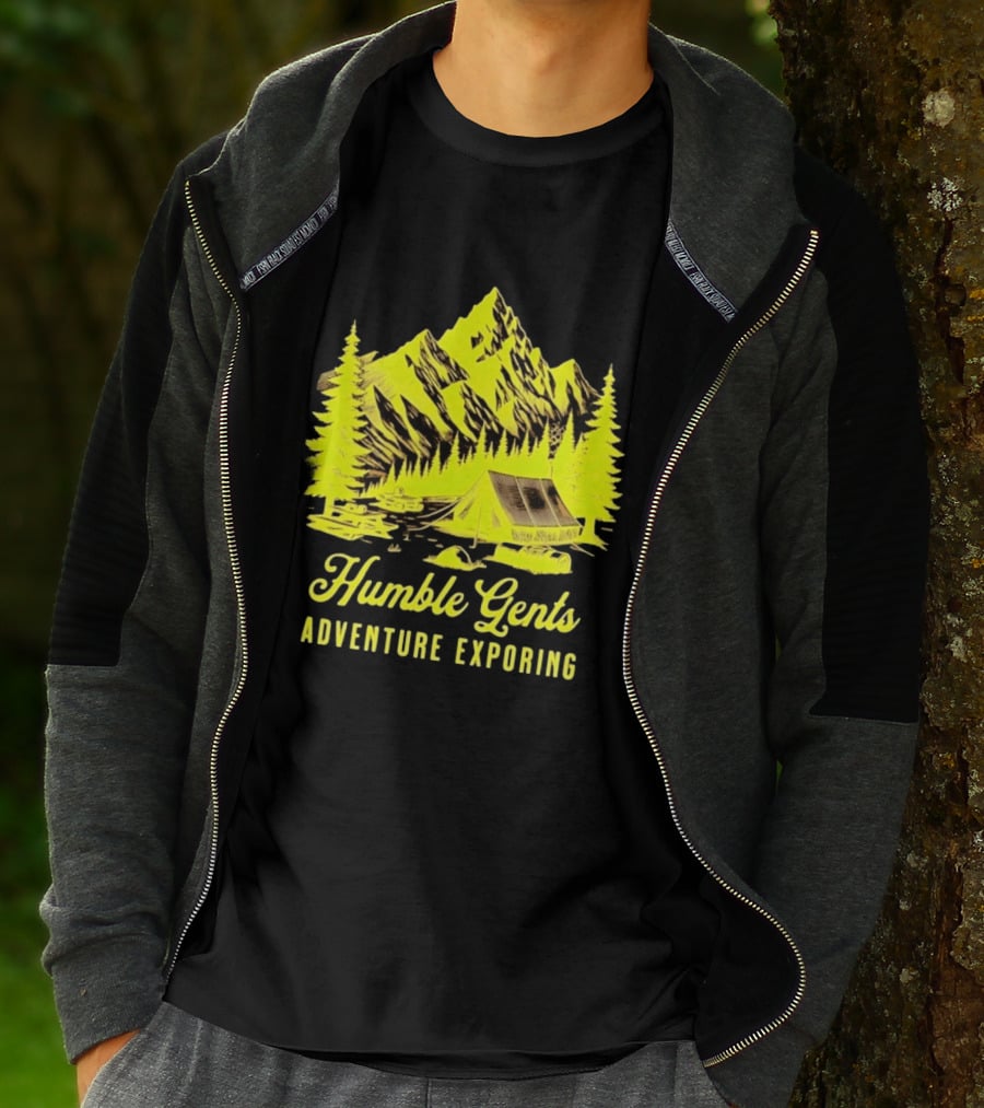 Humble Gents Adventure Exploring Mountain Camping T-Shirt