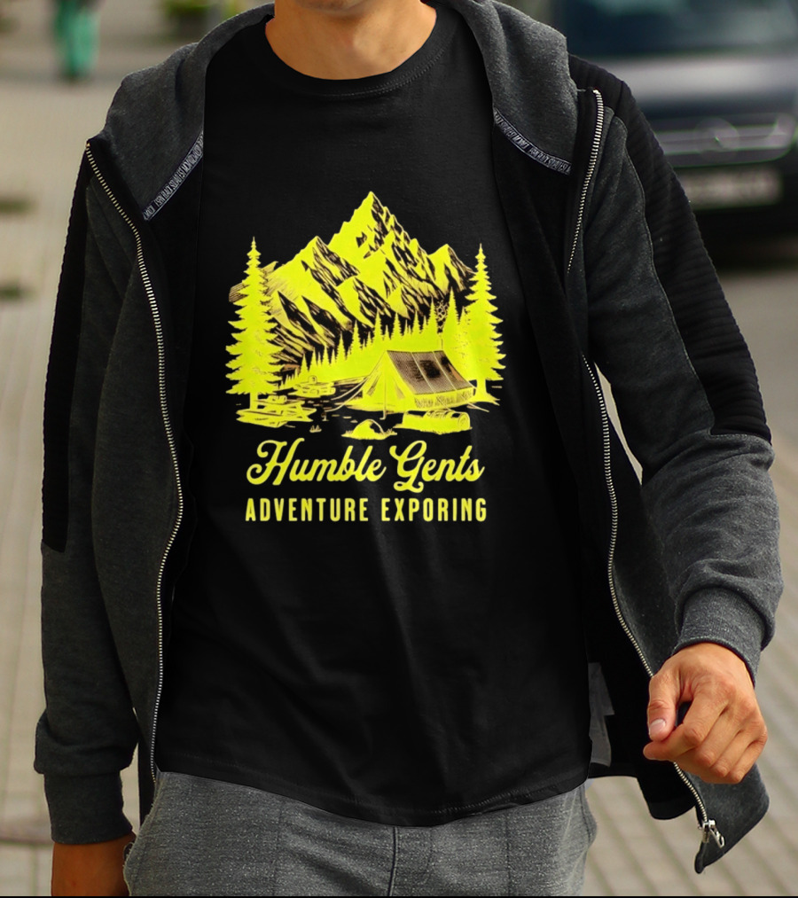 Humble Gents Adventure Exploring Mountain Camping T-Shirt