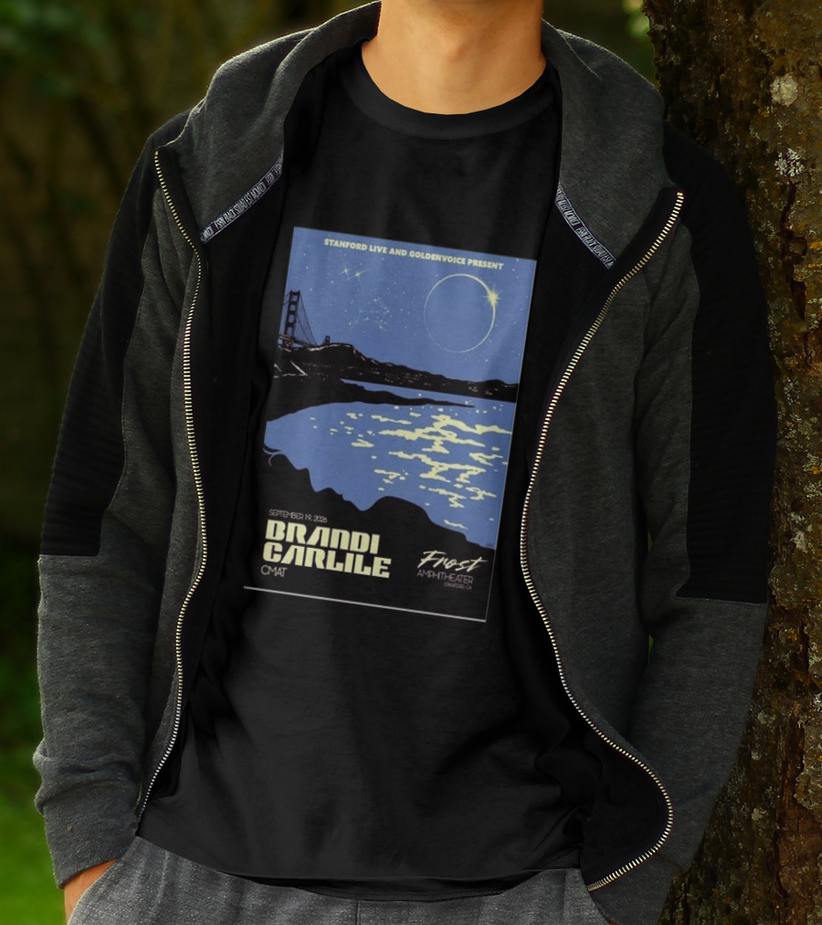 Stanford Live Goldenvoice Presents Brandi Carlile September 19 2026 Frost Amphitheater Stanford CA T-Shirt