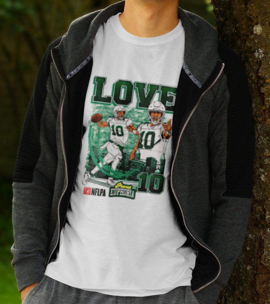 Jordan Love 10 NFLPA Euphoria Player Edition T-Shirt