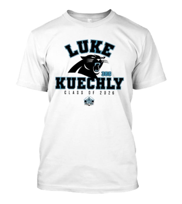Luke Kuechly Panthers 386 Class Of 2026 Enshrinee Panthers T-Shirt