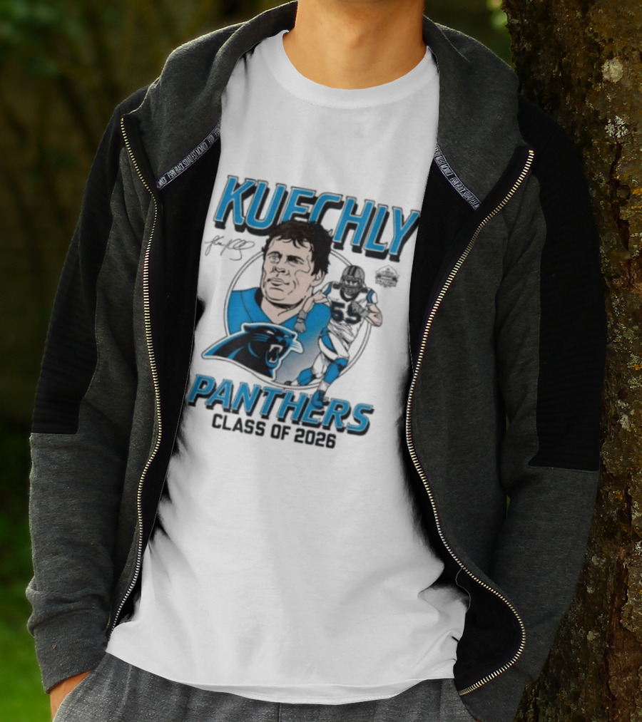 Kuechly Panthers Class Of 2026 Hall Of Fame T-Shirt